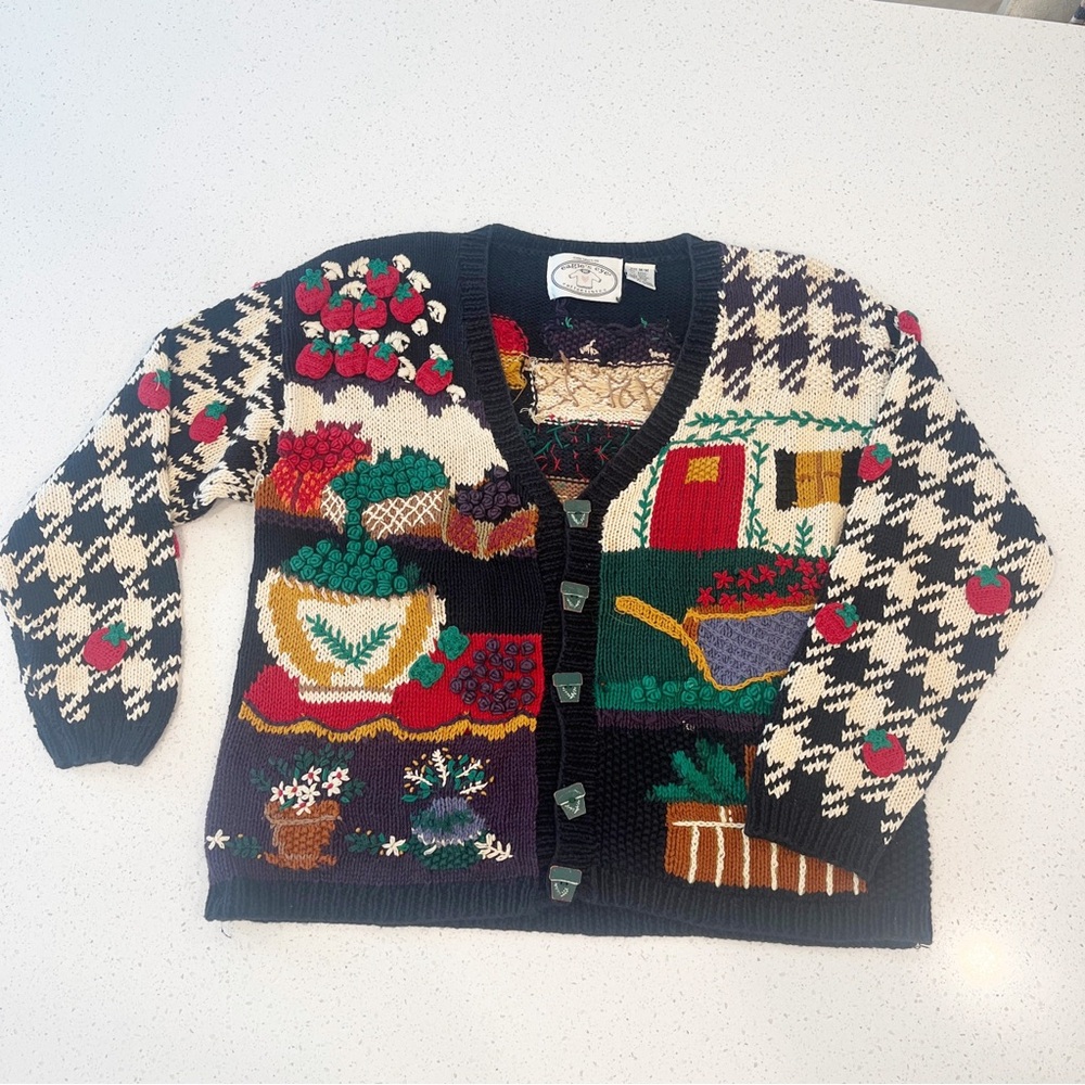 Eagles Eye Vintage Gardening Harvest Sweater